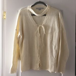 Cream cardigan